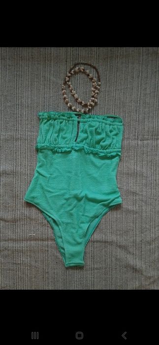 Fato de banho verde menta L