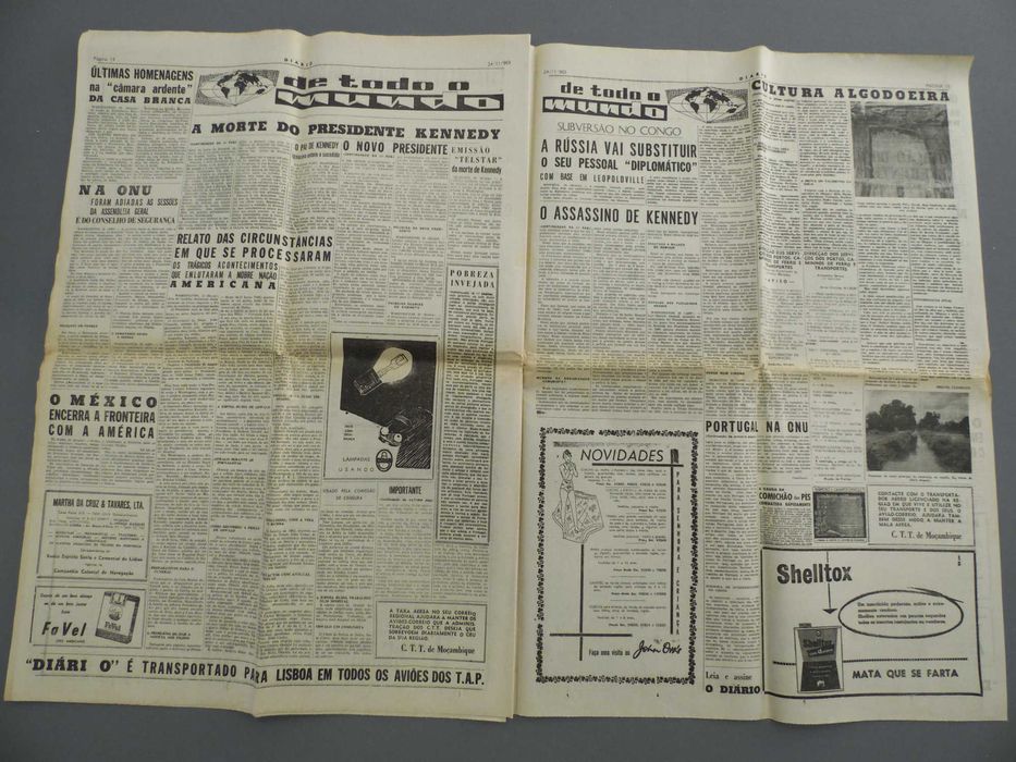 Jornal Diário - Assassinato de JFK