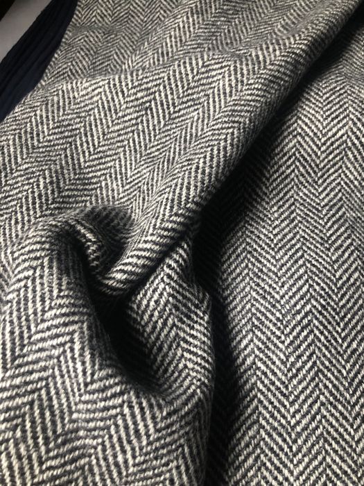 Tkanina płaszczowa 100% wełna jodełka 250/150 kupon