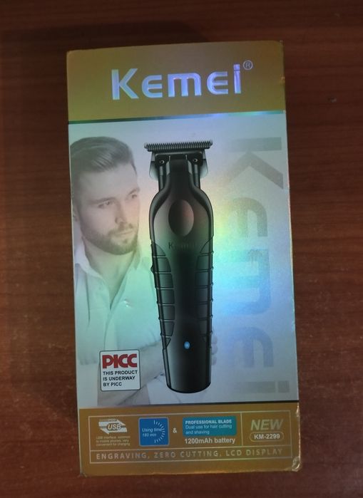 Maquina barbear e cortar o cabelo KEMEI-Profissional KM-2299