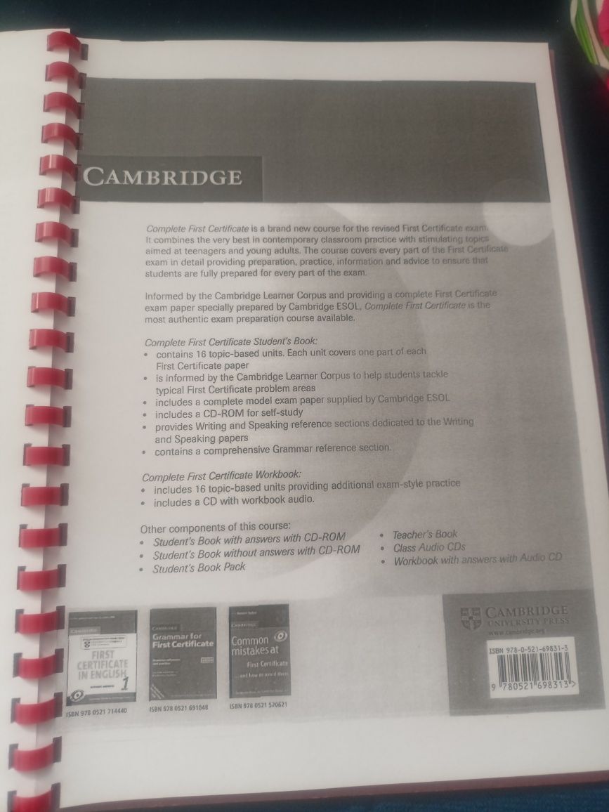 Cambridge English Complete First Cerificate