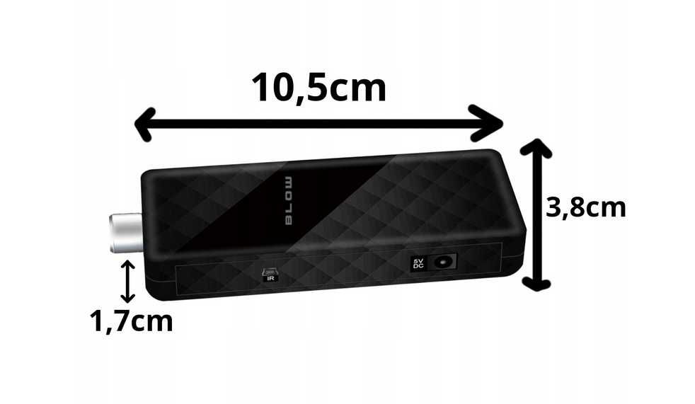 Dekoder do tv naziemnej tuner DVB-T2 HEVC H.265 FULL HD Hdmi USB