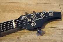 Gitara Basowa Music Man Bongo 5 HH Sapphire Black