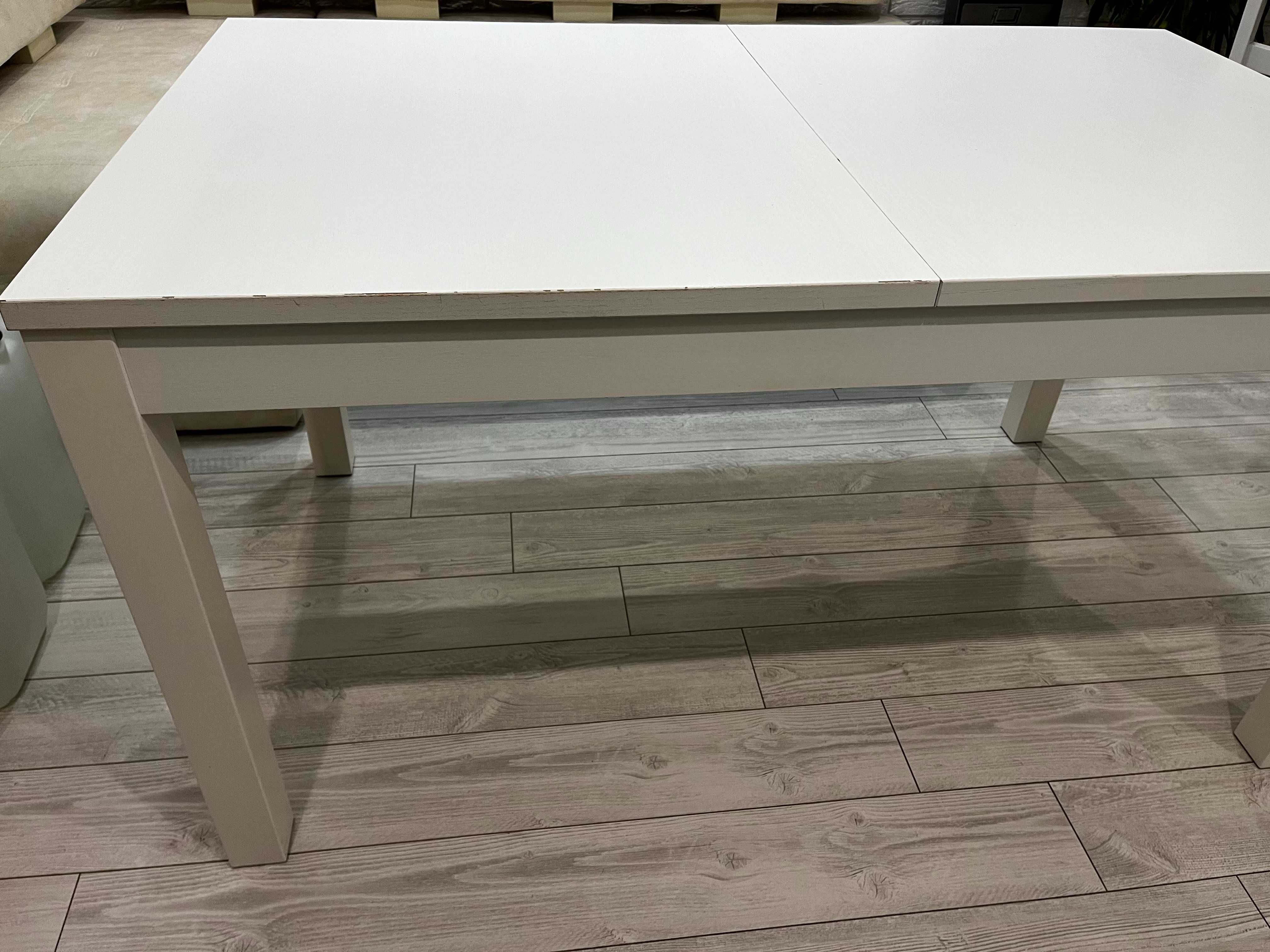 Розкладний стіл, білий, обідній - IKEA