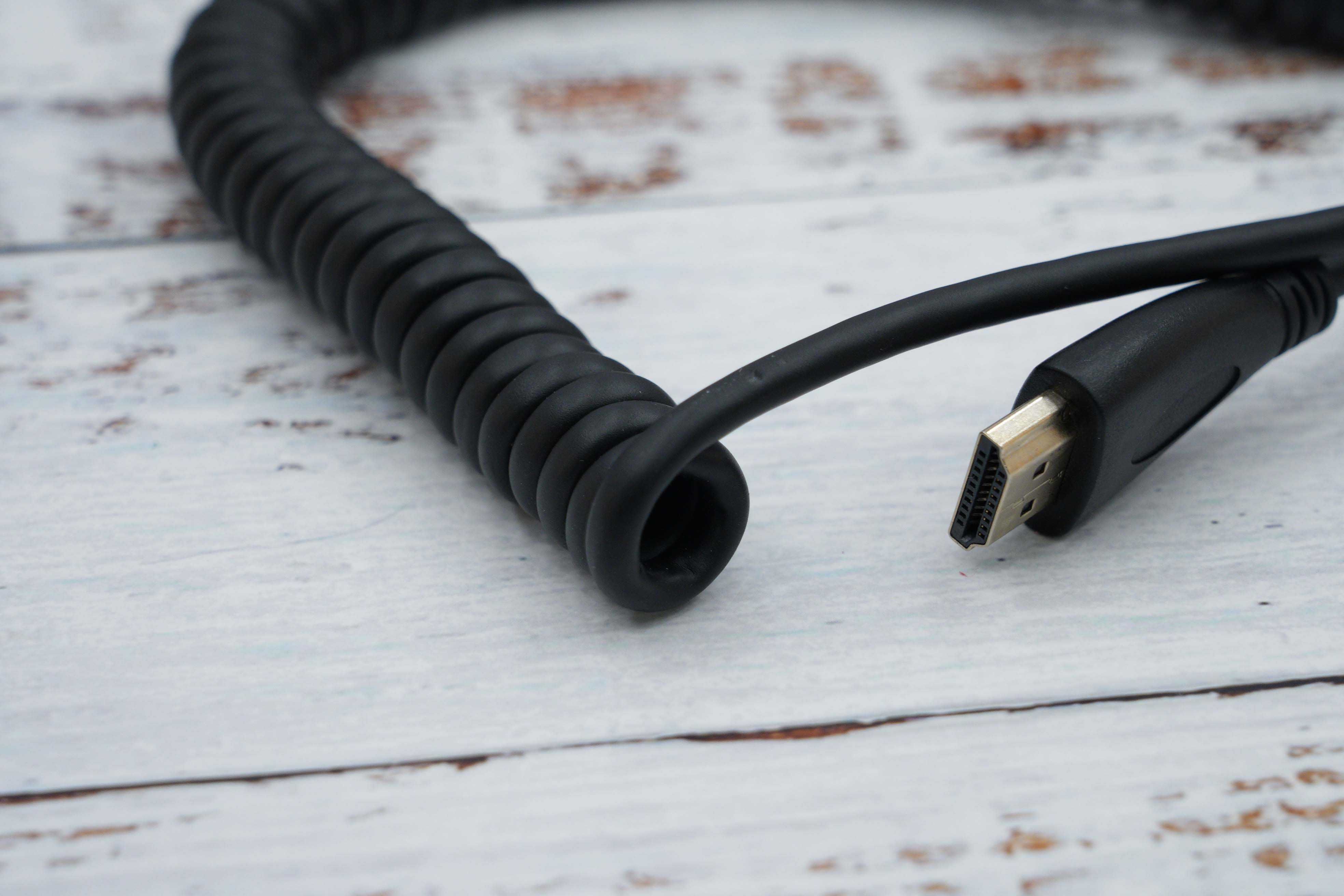 Кабель HDMI - micro HDMI, правый угловой (50-150см)