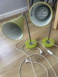 Lampki biurkowe ikea dwie sztuki