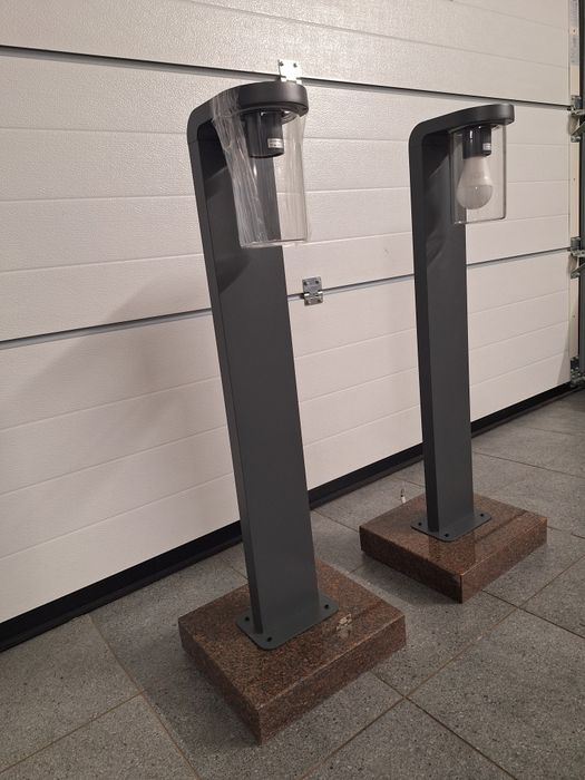 Lampy Ogrodowe na podstawie Granitowej