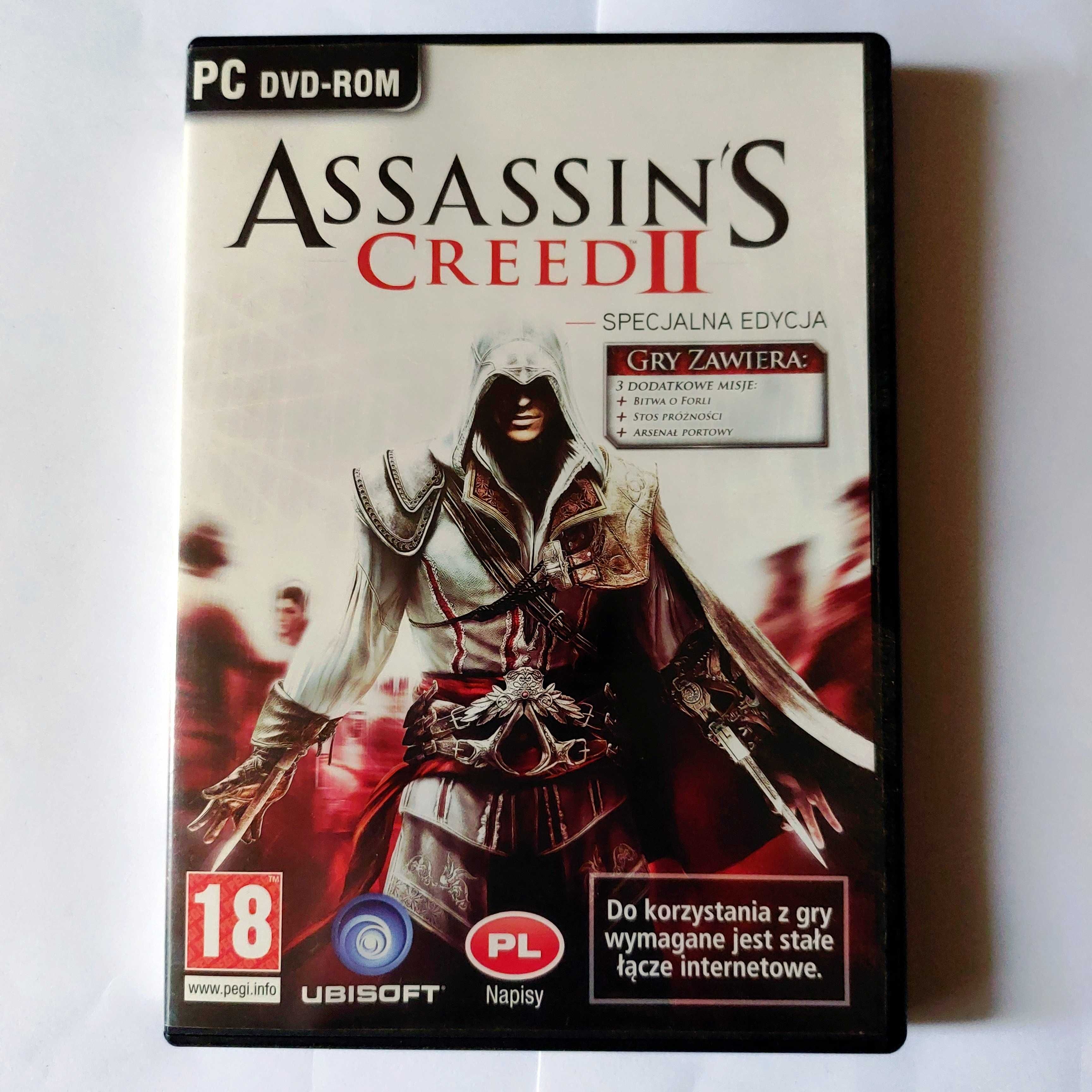 ASSASSINS CREED II edycja specjalna | gra po polsku + nowy klucz UPLAY