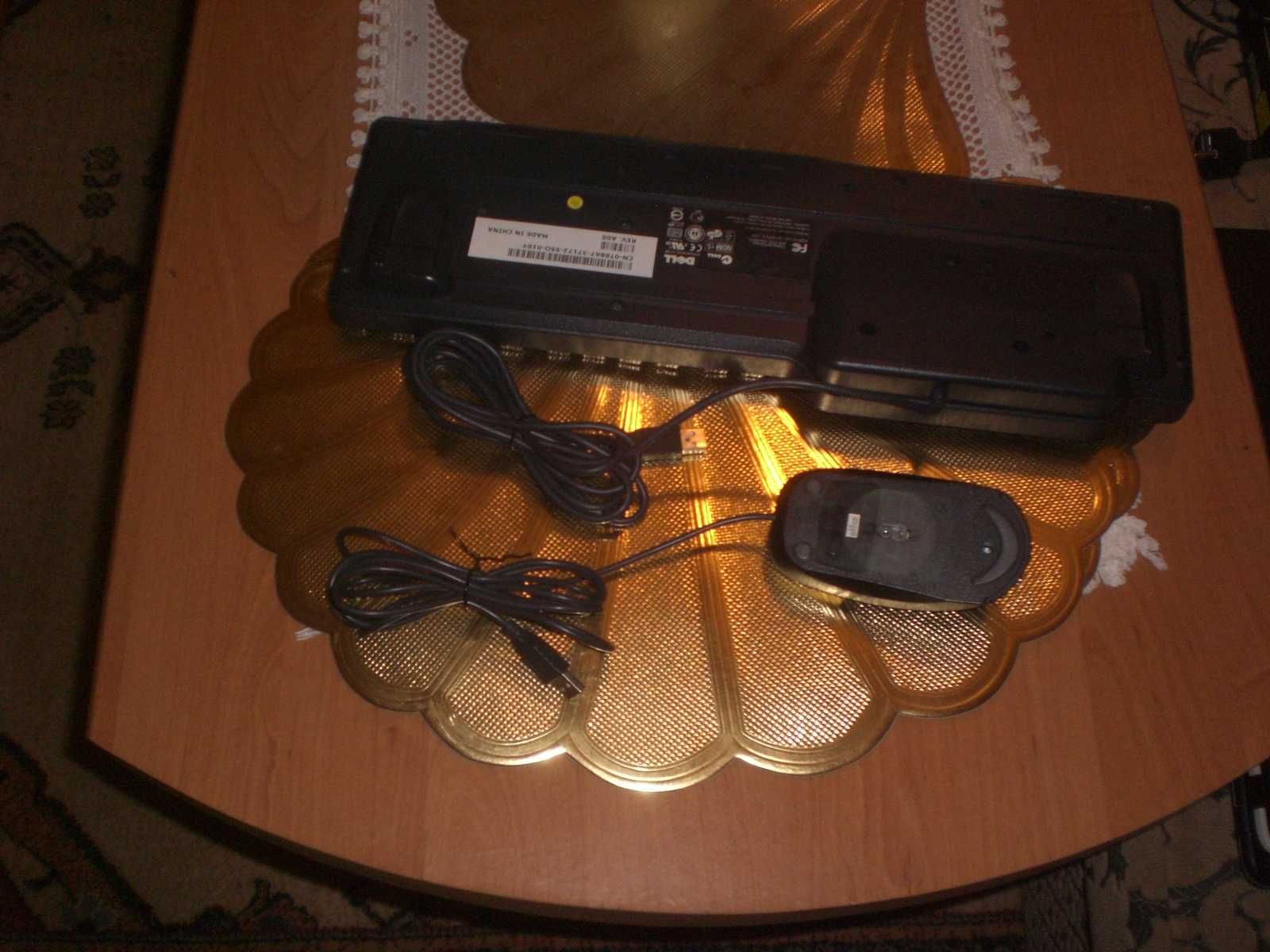 Dell klawiatura USB plus myszka optical USB