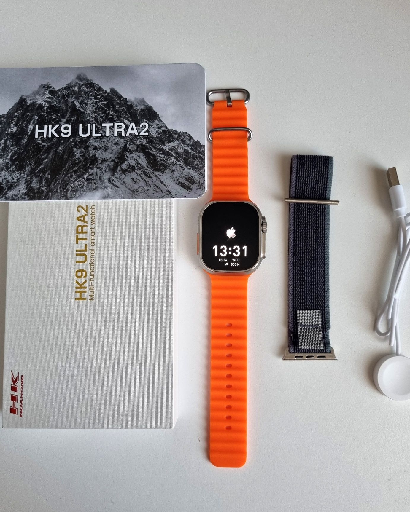 Smartwatch HK9 * Chat GPT, Album zdjęć, czytnik ebook, tryby sporotowe