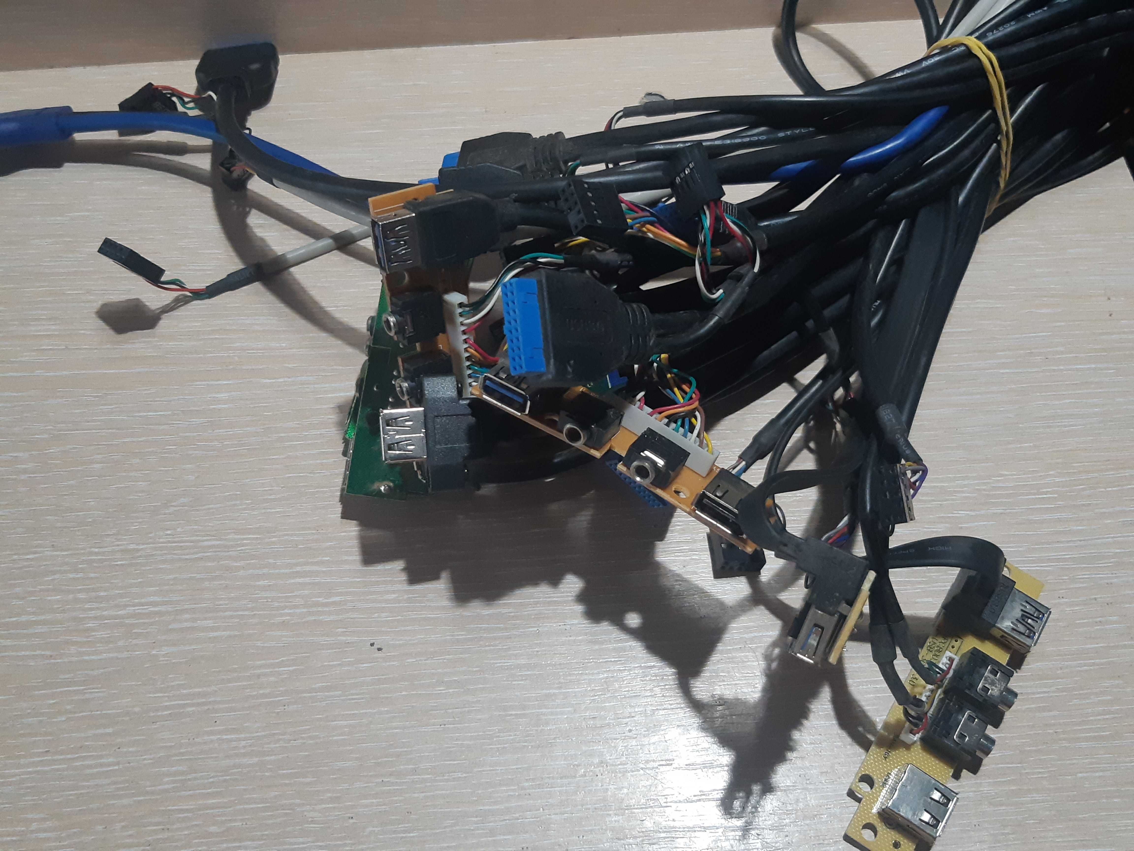 USB AUDIO фронт-панель (коса) від комп'ютерних корпусів, USB-hub