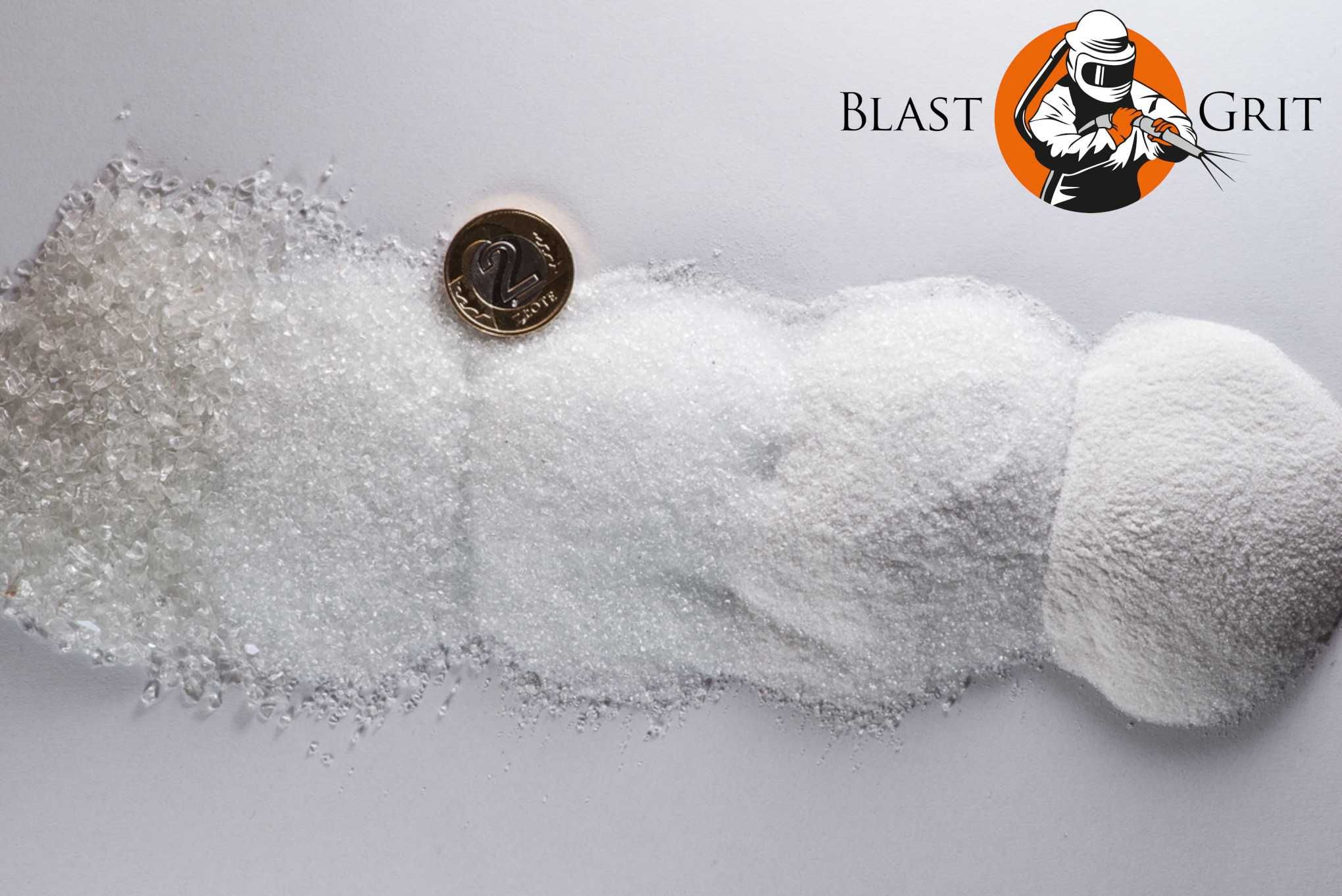 Granulat do piaskowania 0-0,4mm ścierniwo szklane Blast Grit ATEST PZH