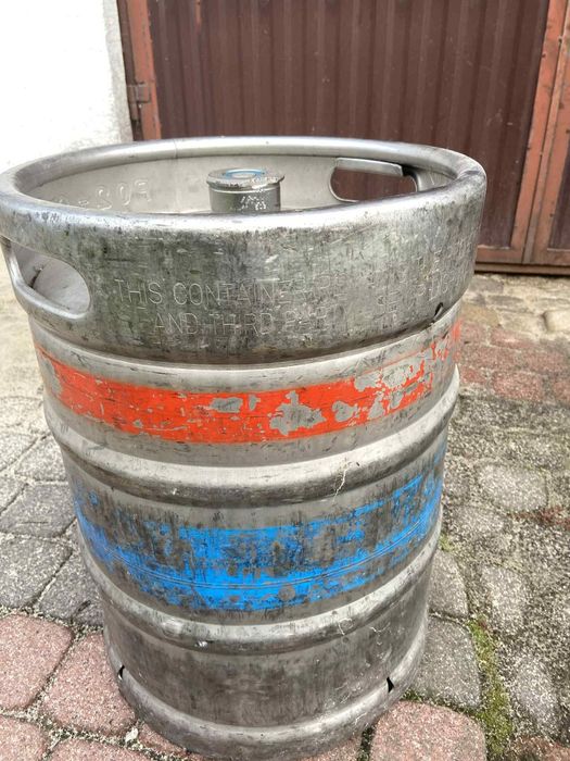 Keg po piwie stal kwasowa 50L