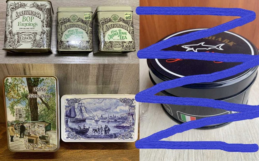 Банка упаковка чай Mlesna Loolecondera Bop Fannings Paris Notre Dam