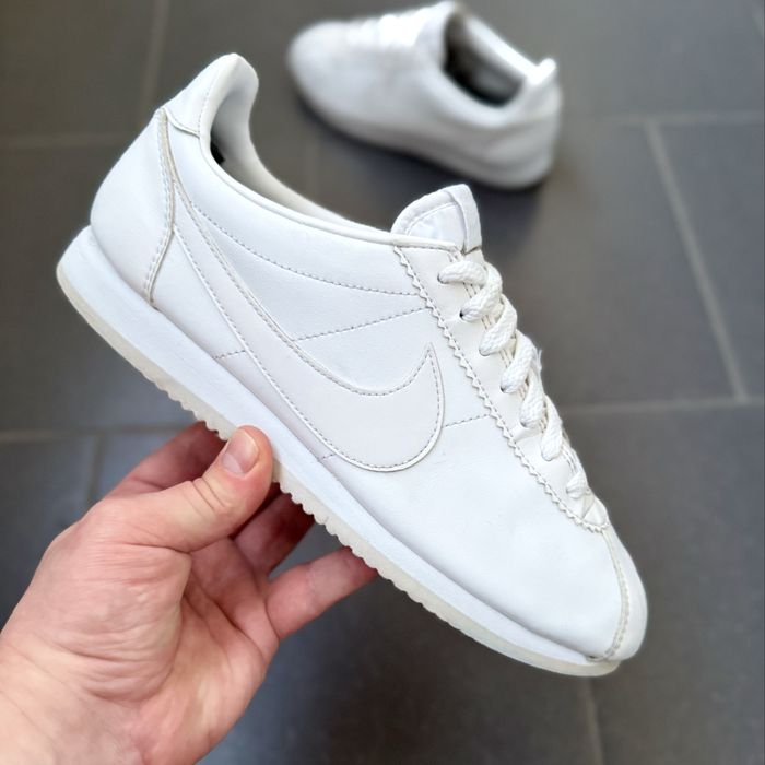 Кроссовки Nike Cortez | Женские | Белая кожа | 39 EU | Легенда стиля,