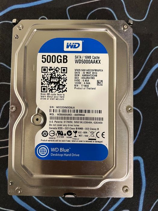 HDD da WD De 500GB