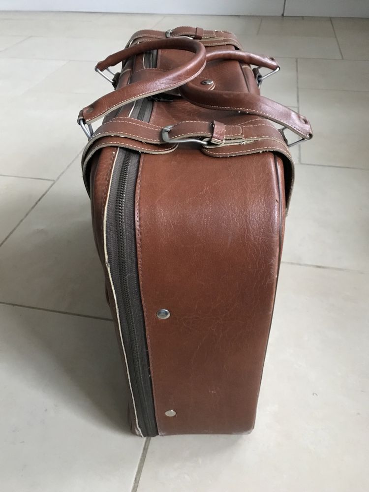 Stary kufer walizka torba PRL retro oldschool