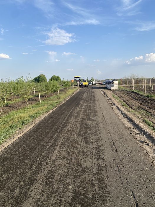 Асфальтирование, Укладка асфальта, асфальтная крошка, асфальтування