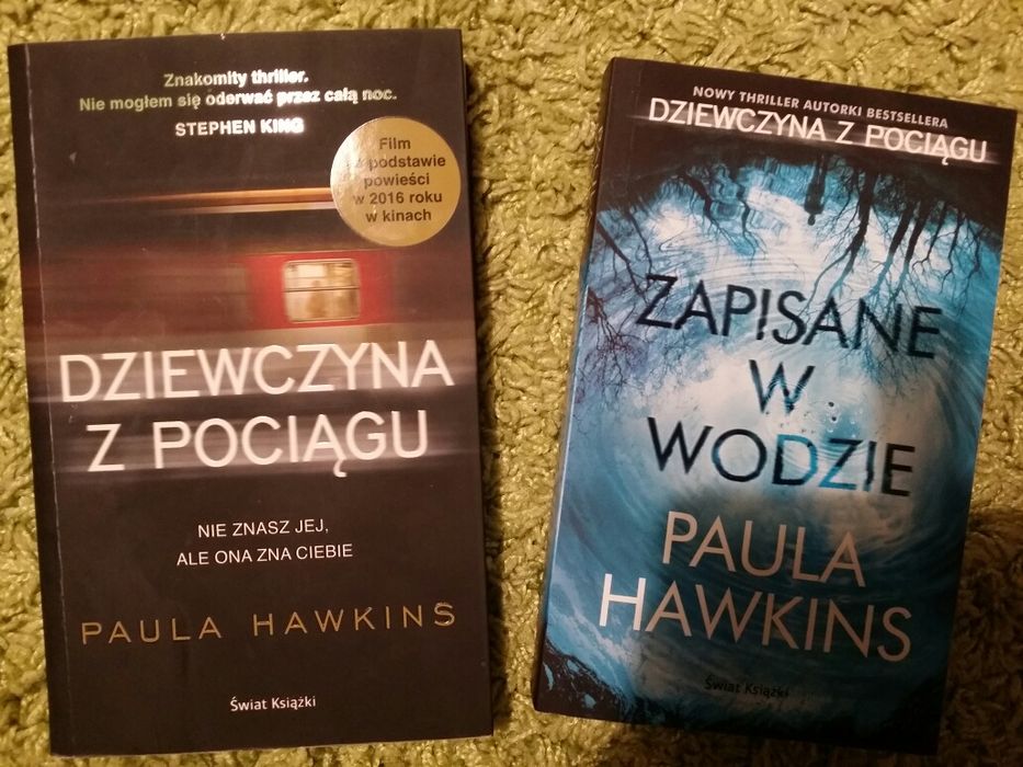 Dziewczyna z pociągu, zapisane w wodzie Paula Hawking