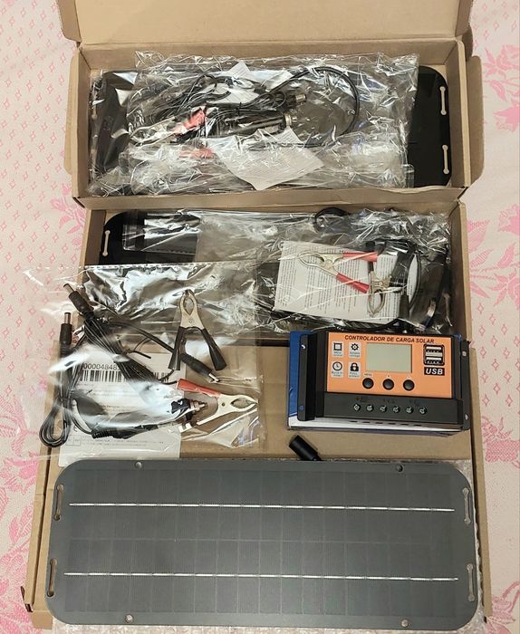 Сонячна панель 3шт 12v + контроллер.