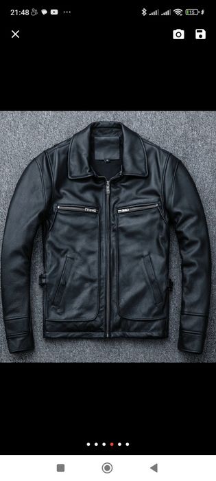 Продається чорна байкерська куртка нова, не підійшов розмір 2XL Азія