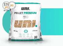 Pellet drzewny UNI PELLET PREMIUM, Najmocniejszy na rynku 19Mj/kg !