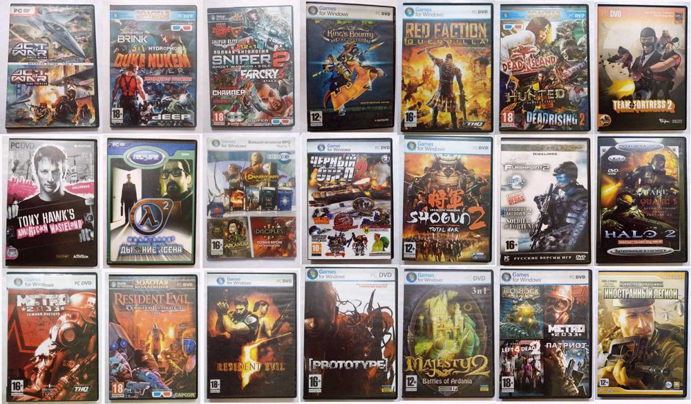 Редкие коллекционные диски для ПК