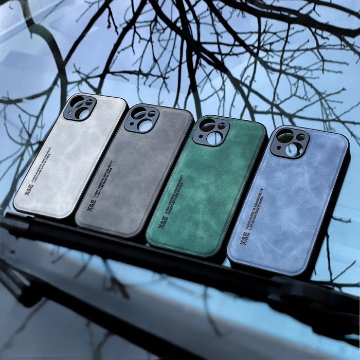 Замшевий чохол на iPhone 13 та інші 14·15–Чехол для айфон–Cases