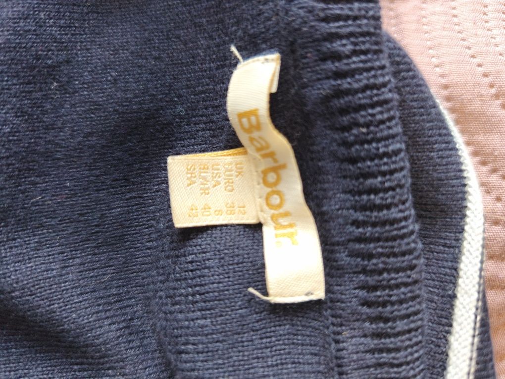 Barbour sweter damski bawełniany rozmiar M dłuższy