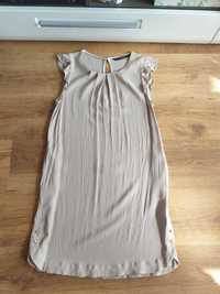 Beżowa sukienka Zara S/M