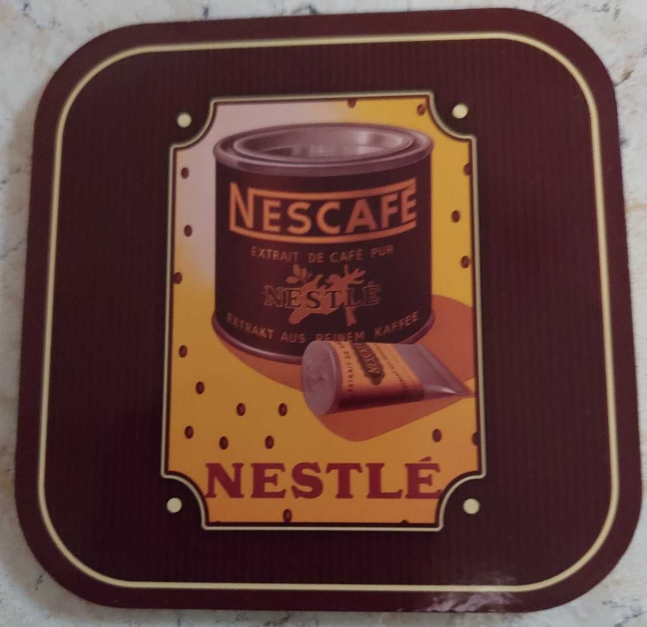 Podkładka korkowa pod kubek zestaw 4 sztuk Nescafe Nestle