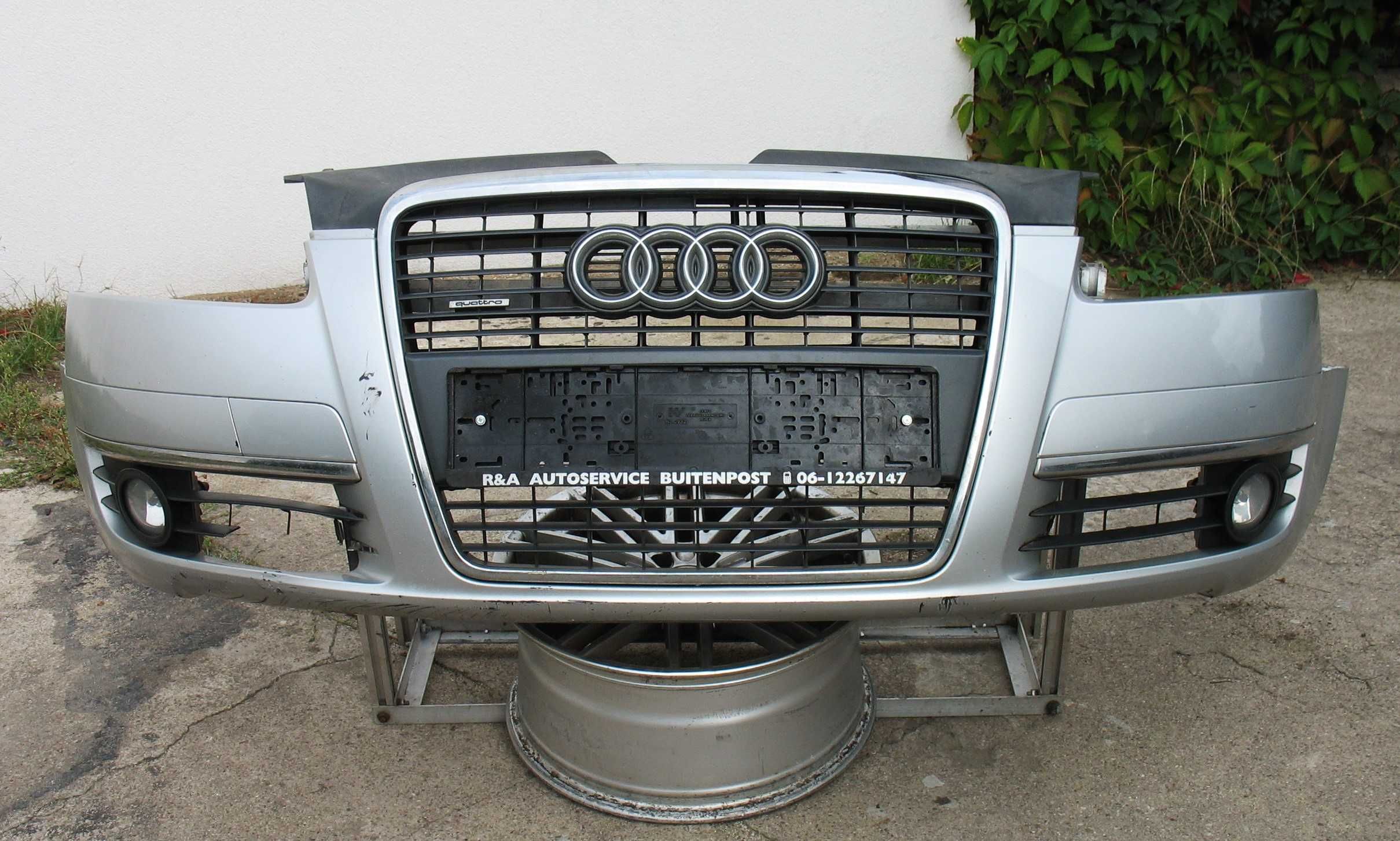 Audi A6 C6 zderzak przód LY7W opis