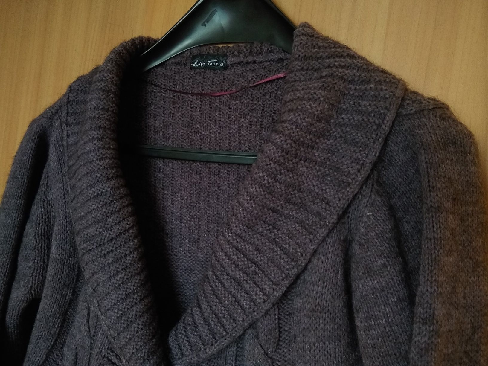 Niemiecki elegancki damski sweter, 20% Wełna 20% Alpaka