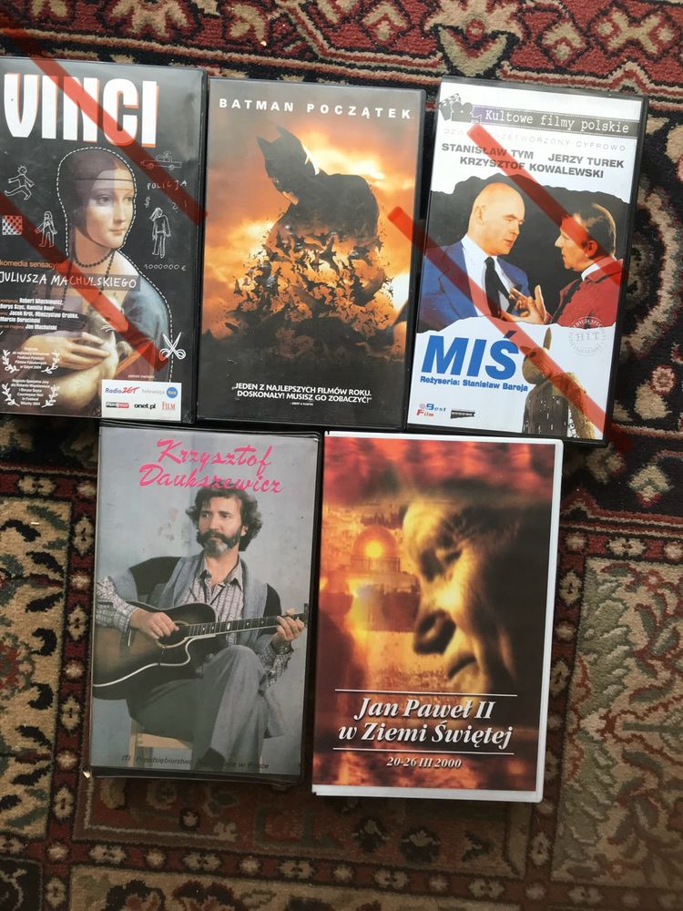 Filmy na kasetach VHS- eklektyczna kolekcja