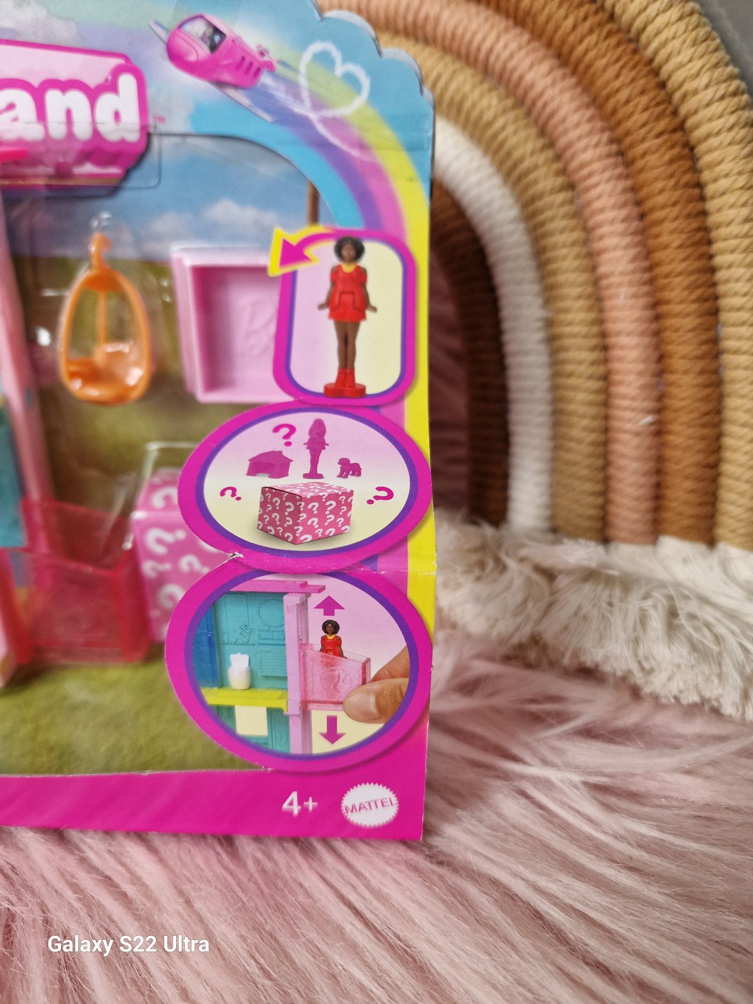 Mini Barbie land, domek dla lalek z mini laleczką, nowy !