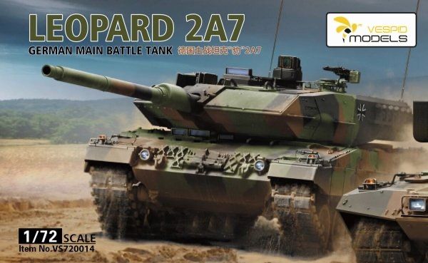 Vespid Models VS720014 czołg Leopard 2A7 German Main Battle Tank 1/72