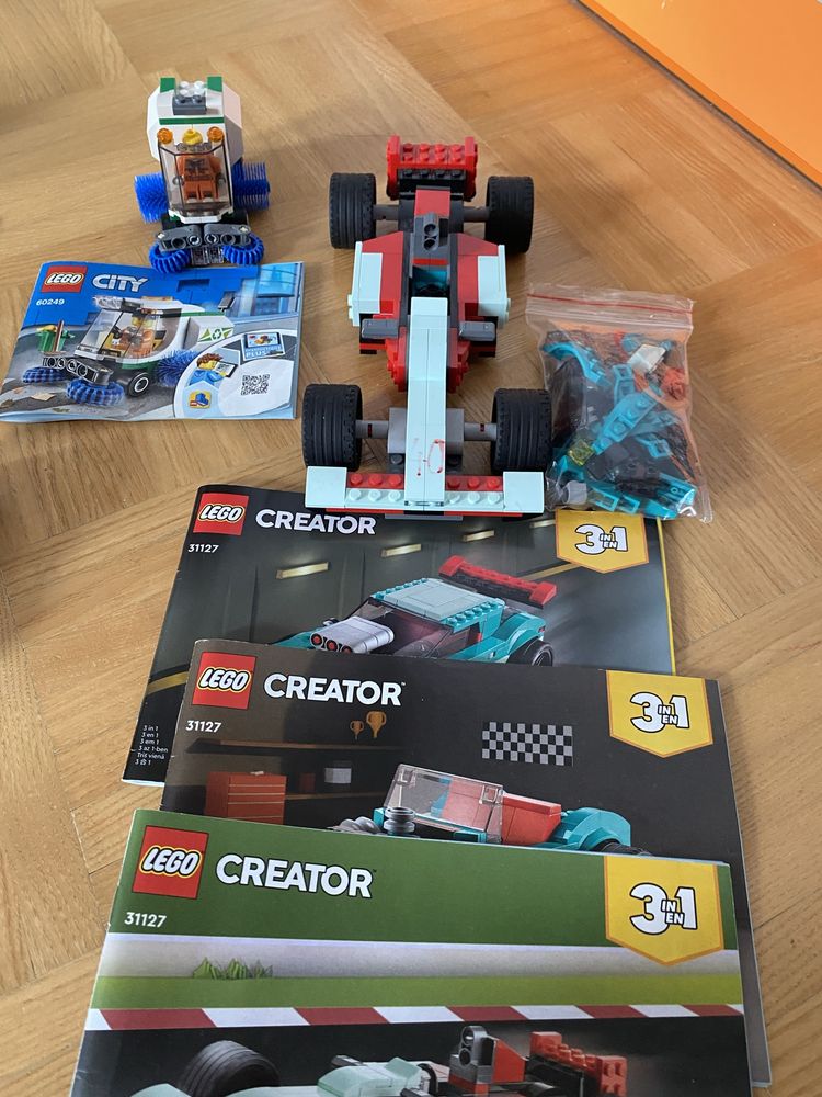 Zestawy lego city, technic i ninjago