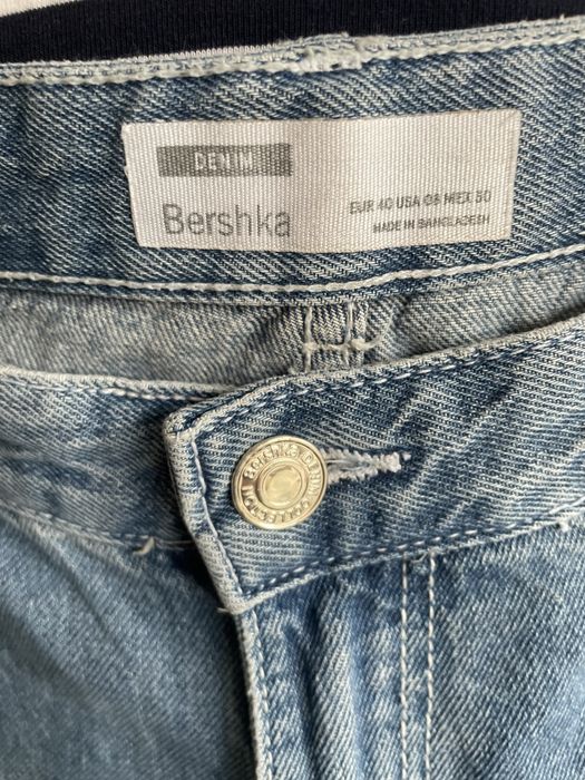 Damskie bojówki jeansowe  Bershka rozmiar 40