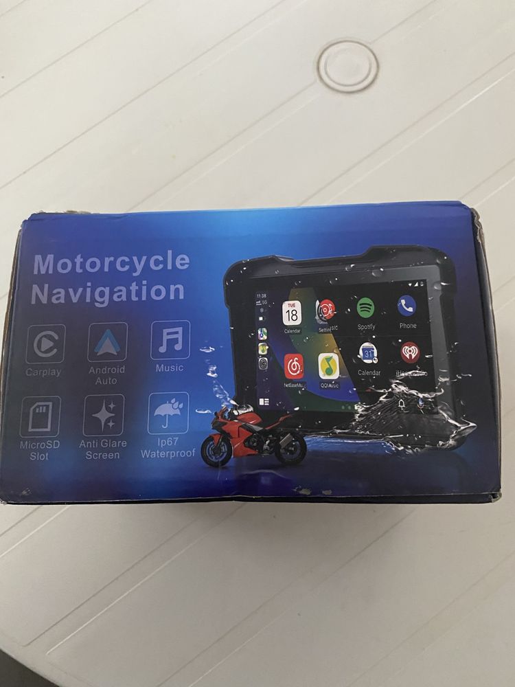 Carplay para moto novo nunca usado