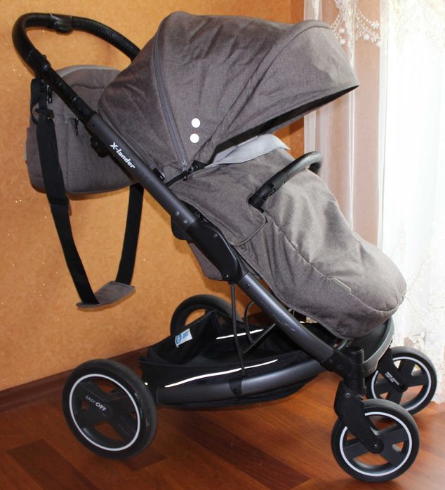 Коляска 2 в 1 X-Lander X-Pulse Evening Grey в гарному стані