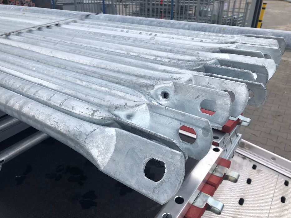 Rusztowanie Fasadowe Elewacyjne Ramowe Typ Plettac ok 100m2 NOWE SUPER