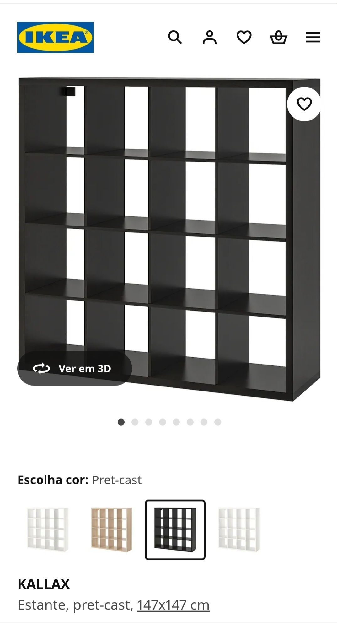 Kallax preto 4x4
