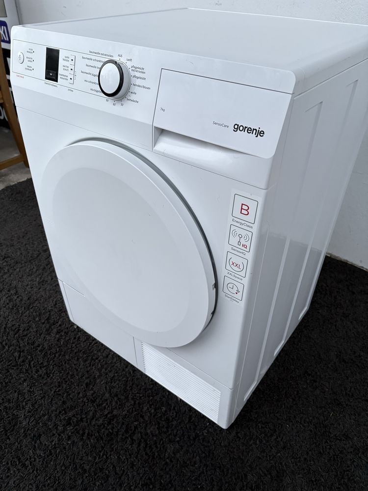 Suszarka kondensacyjna z pompą ciepła.Niemiecka GORENJE.SensoCare.Gwar
