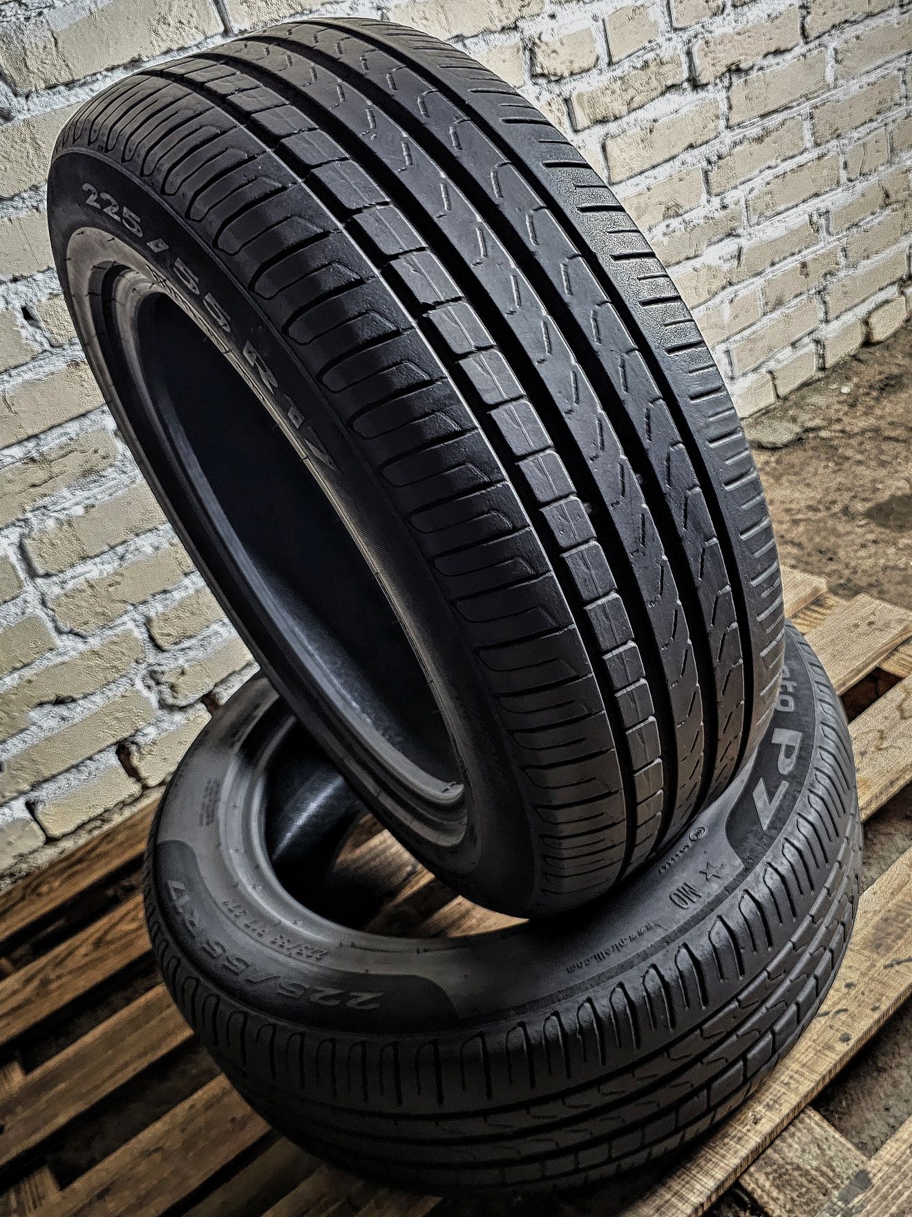 Пара 225/55r17 Pirelli | 2023 | 6mm | Преміум шини | Ідеальний стан