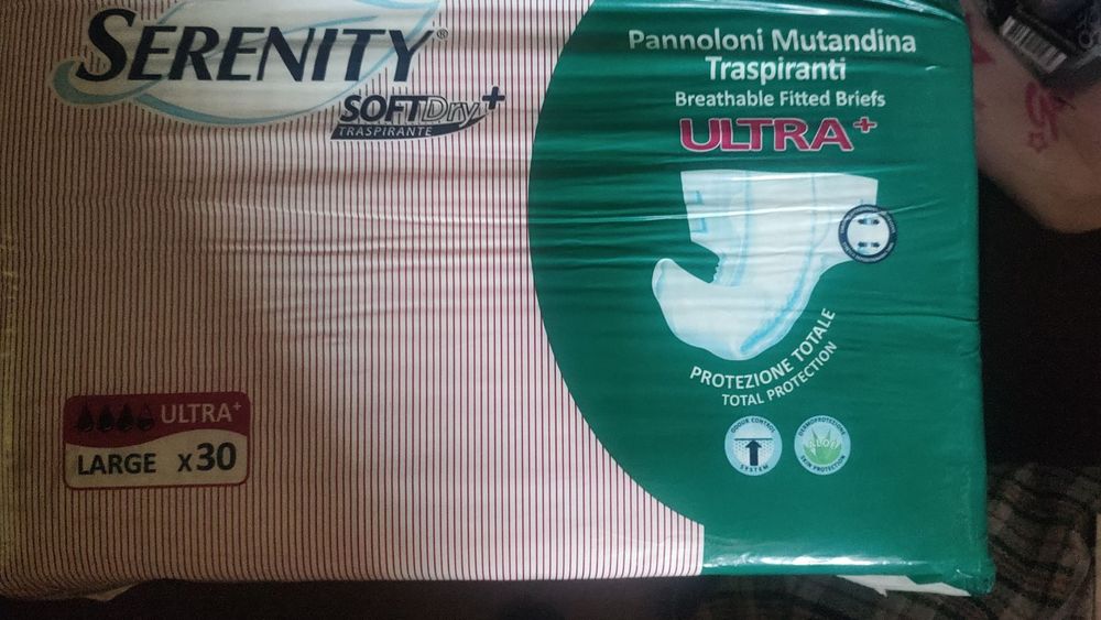 підгузки-труси для дорослих Serenity Ultra розміру L.