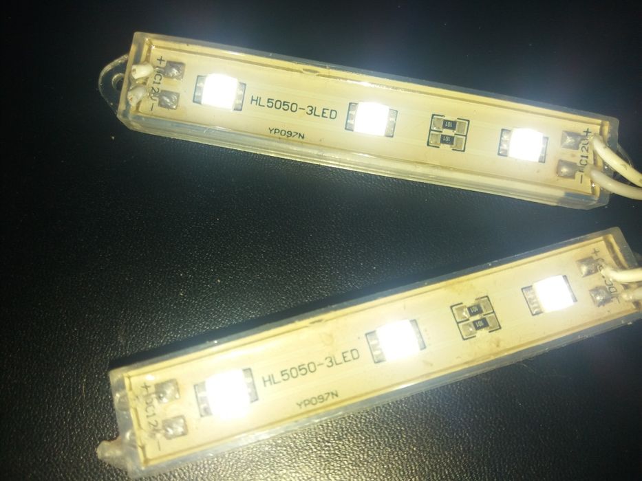 Новий герметичний світлодіодний модуль HL5050-3LED, 12V, IP65.