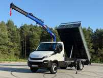 Iveco DAILY 72-180 3.0 HPI 180KM * HDS PM 6.5 * 2800 Udźwig * 82 Tyś km* Wywrotka 3 Stronna *Blokada Mostu!