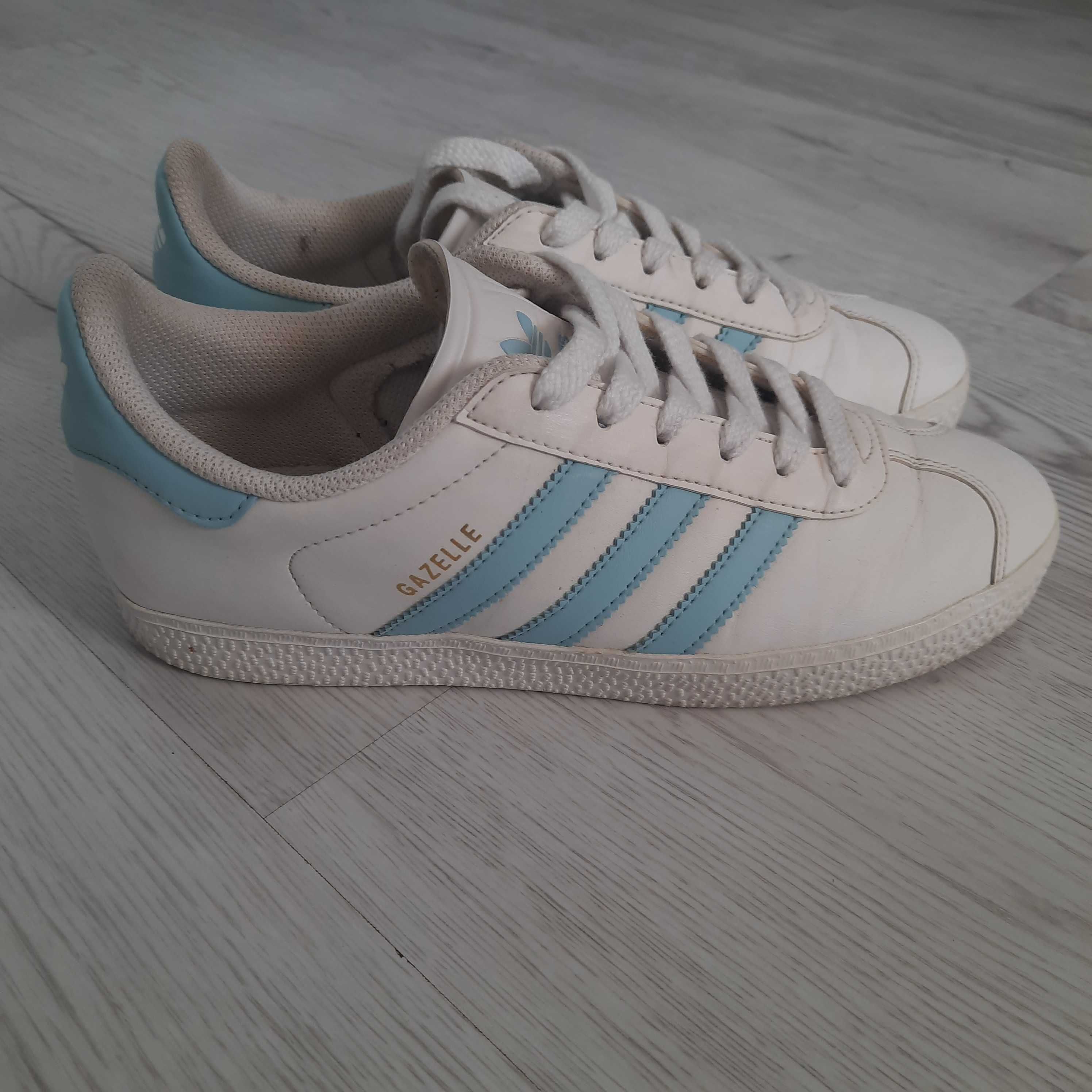 Adidas Gazelle 38 2/3 białe sneakersy superstar