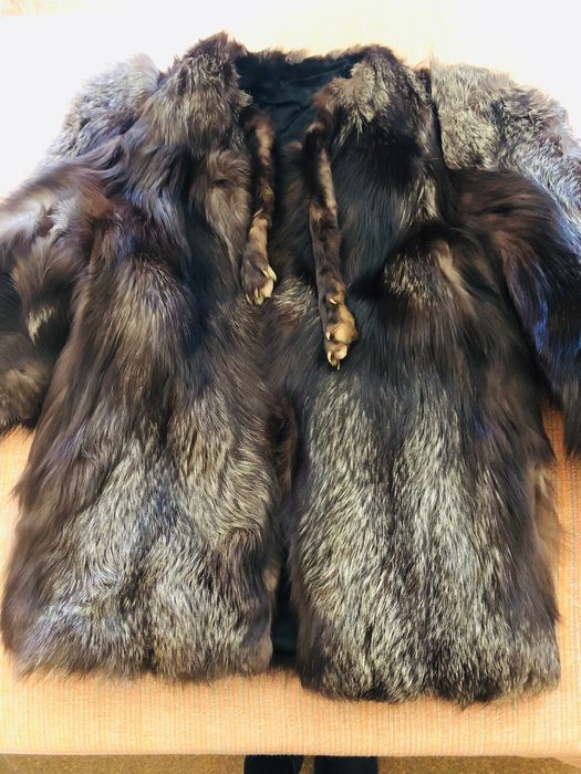 Casaco raposa argenté verdadeiro/novo