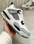 Air Jordan 4 damskie czarno białe sneakersy modne retro 41,5